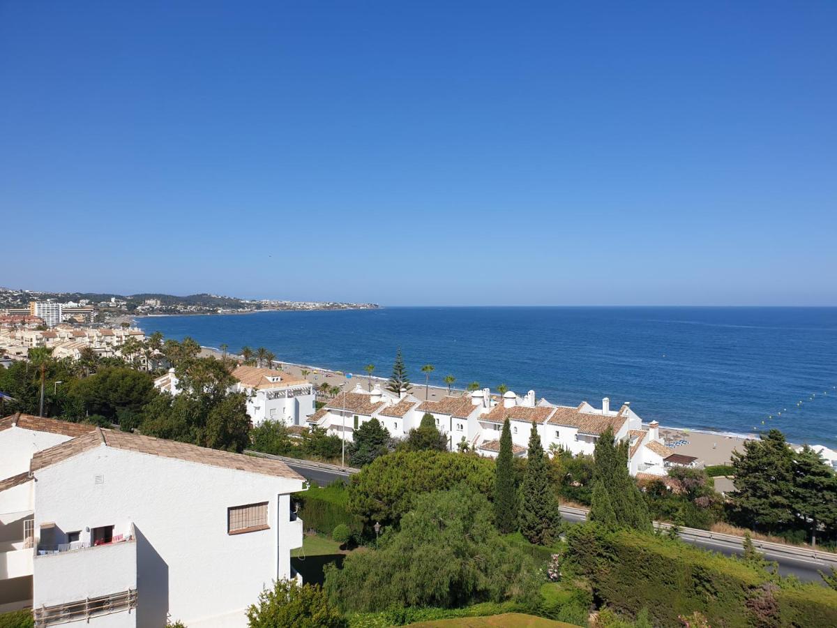 Modern Apartment With Sea View Close To Marbella Mijas Bagian luar foto